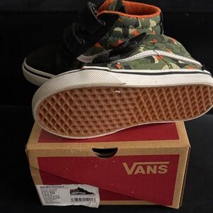 Vans Kids Sneakers - Black, Green, Orange